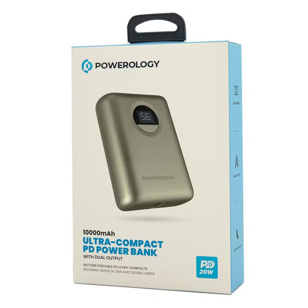 POWEROLOGY ULTRA COMPACT P/B  10000MAH PD 20W W